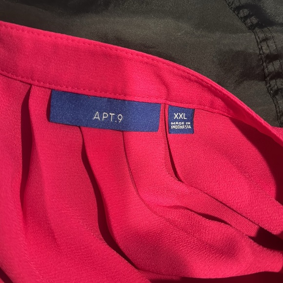 Apt. 9 Pink Sleeveless Blouse Size XXL - Picture 3 of 4